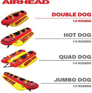 Best Pontoon Towable Tubes Airhead Hot Dog 5 Person