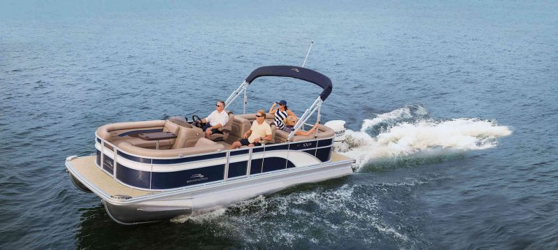 saltwater pontoon boat