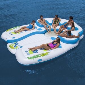 best pontoon boat inflatable floats Huge Floating Island Tropical Tahiti