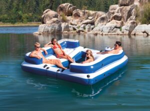 best pontoon boat inflatable floats Intex Oasis Island