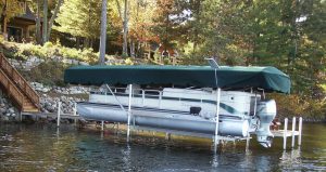pontoon boat lift Hewitt