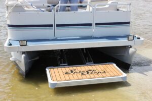 pontoon boat accessories Splash Steps Submersible Swim Platform