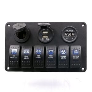 cool pontoon accessories power panel switches