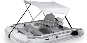best inflatable pontoon boat accessories sea eagle inflatable boat canopy