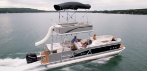 best double decker pontoon boats Cascade Platinum Funship