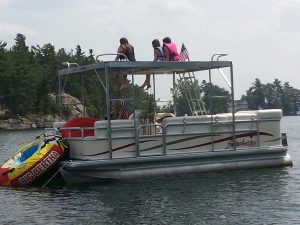 best double decker pontoon boats J's Upper Decks