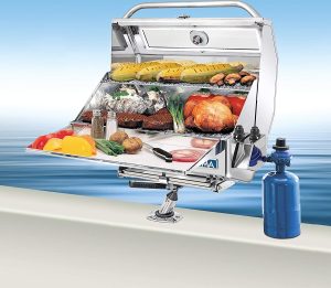 magma catalina 2 pontoon boat grill