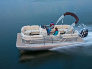 best pontoon boat for the money under $35,000 Landau 212 Island Breeze