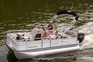 best pontoon boat for the money under $15,000 Lowe Ultra 162 Fish N Cruise