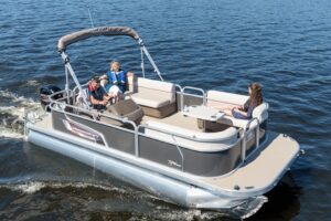 best pontoon boat for the money under $25,000 Princecraft Jazz 190 