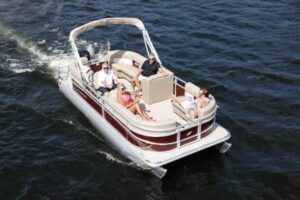 best pontoon boat for the money under $35,000 Starcraft LX 18