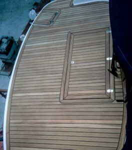 wooden boat floor