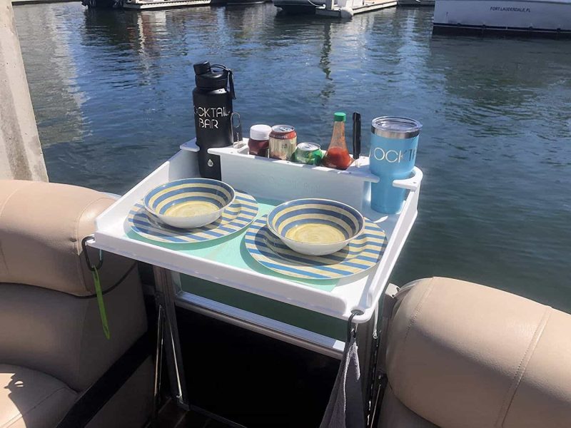 pontoon boat table