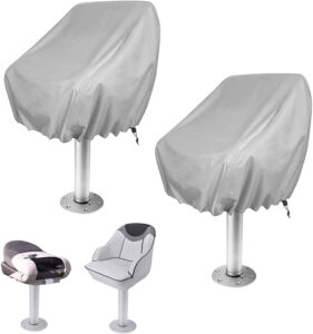 Womaco Pontoon Boat Pedestal Captain Helm Chair Seat Cover