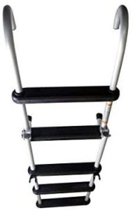 Pactrade 5 Step Marine Pontoon Boat Removable Folding Ladder