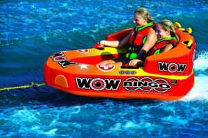 WOW World of Watersports Bingo Cockpit Towable Tube with Dual Tow Points
