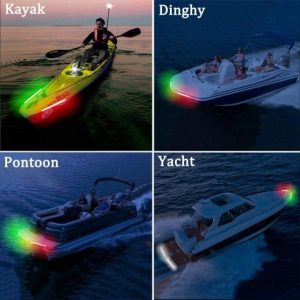 pontoon boat fishing accessories Boaton Marine Navigation Lights